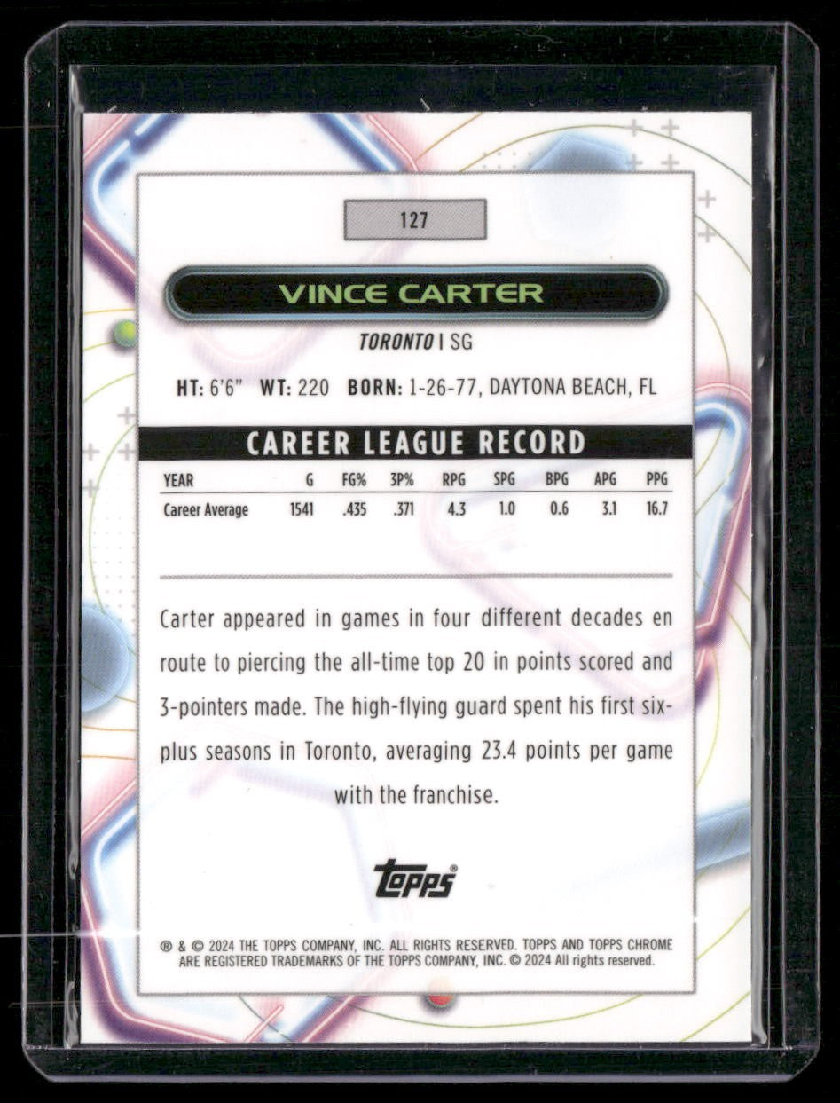 2023-24 Topps Chrome Cosmic #127 Vince Carter