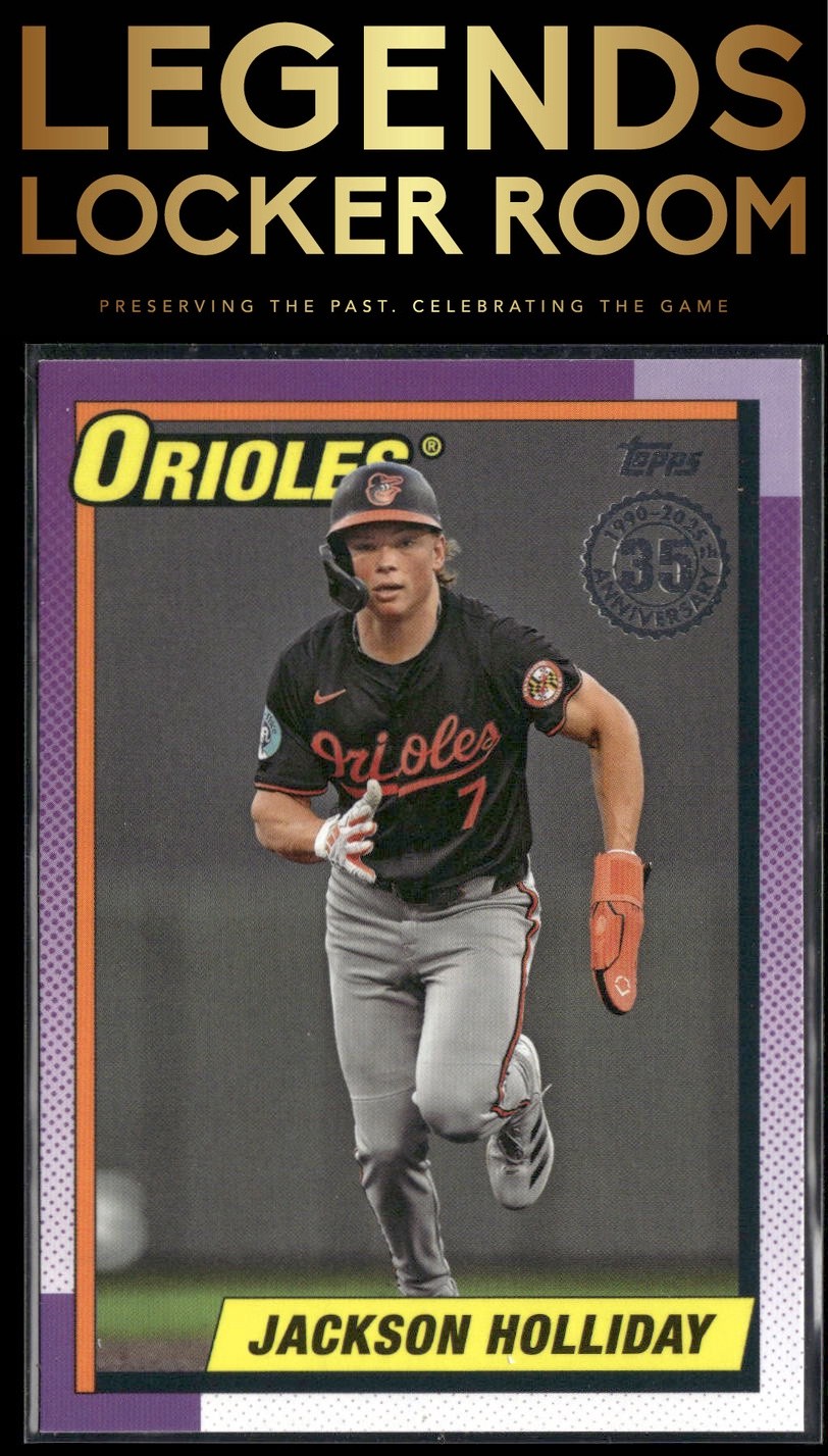 2025 Topps Jackson Holliday 1990 Topps Baseball 35th Anniversary