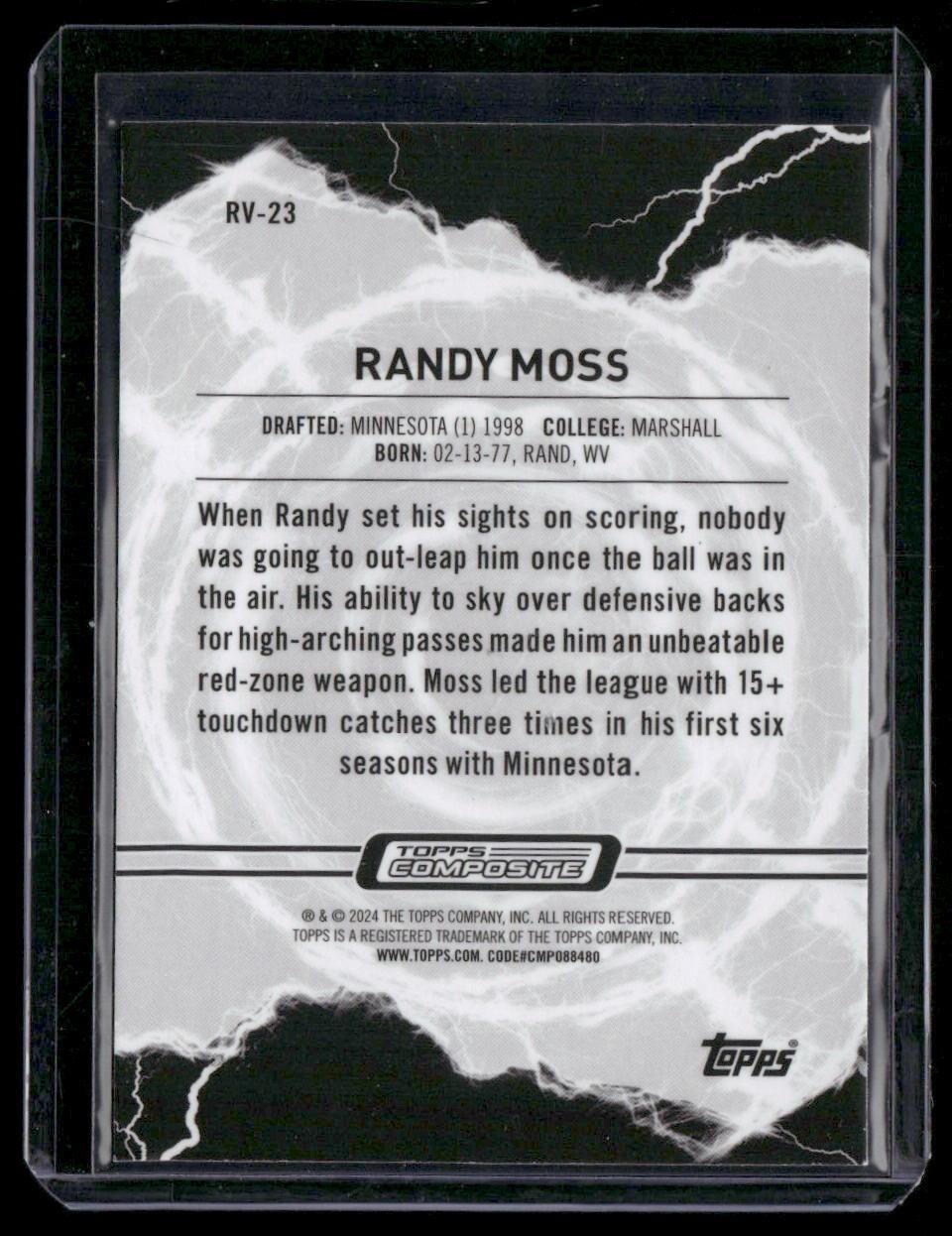 2023 Topps Composite #RV-23 Randy Moss Resurgence Voltaic