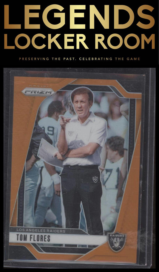 2024 Panini Prizm #156 Tom Flores Orange #/249