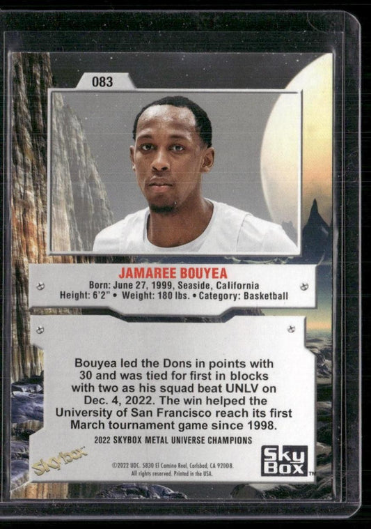 2022 SkyBox Metal Universe Champions #083 Jamaree Bouyea