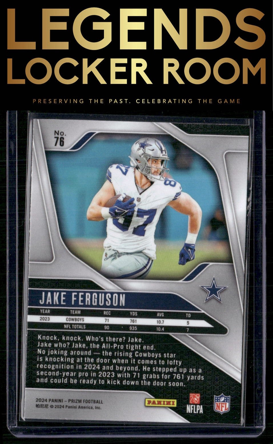 2024 Panini Prizm #76 Jake Ferguson