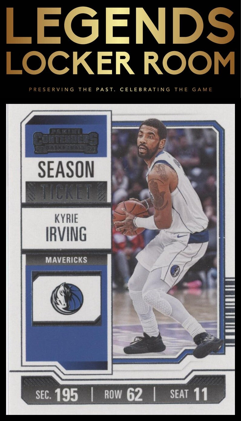 2023-24 Panini Contenders #25 Kyrie Irving Season Ticket Retail