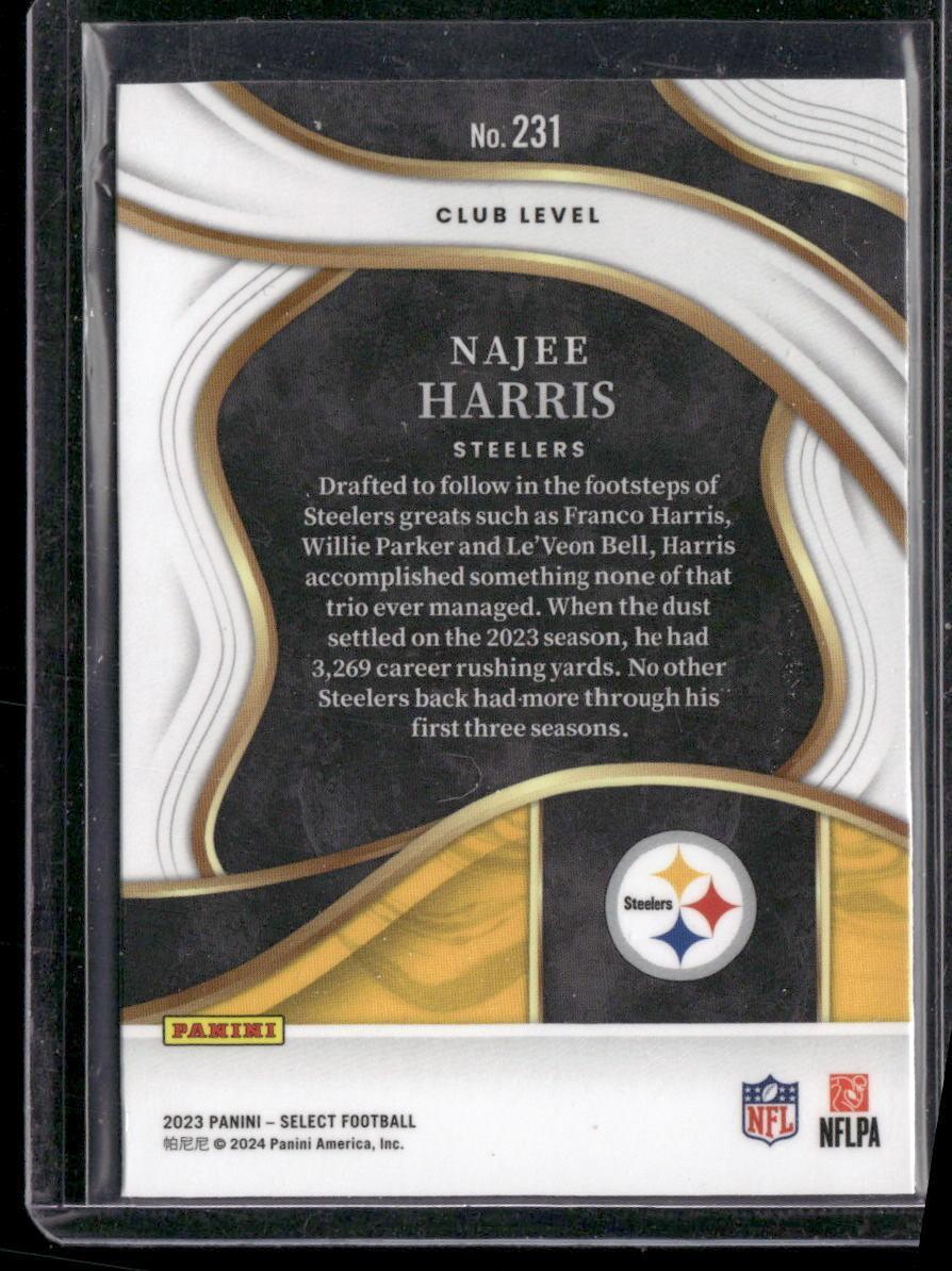 2023 Panini Select #231 Najee Harris
