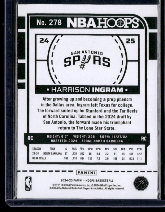 2024-25 Hoops #278 Harrison Ingram