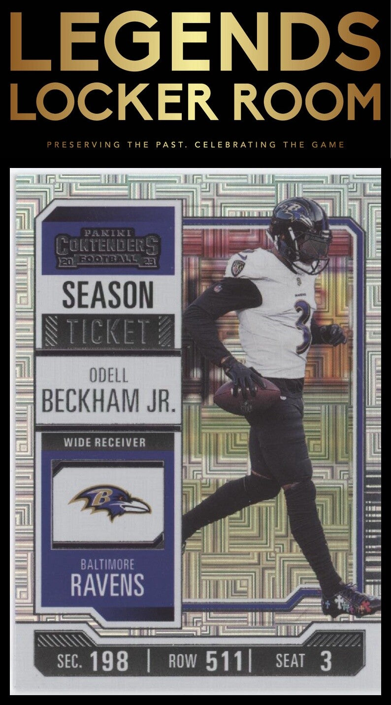 2023 Panini Contenders #10 Odell Beckham Jr. Game Ticket