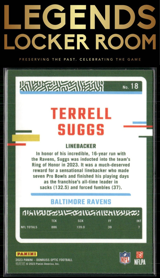 2023 Donruss Optic #18 Terrell Suggs