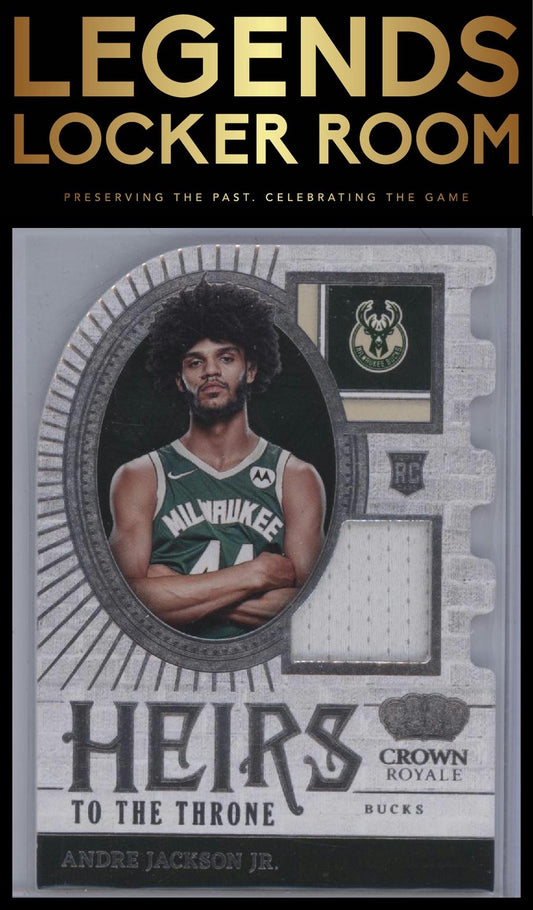 2023-24 Panini Crown Royale #HT-AJJ Andre Jackson Jr. Heirs to the Throne