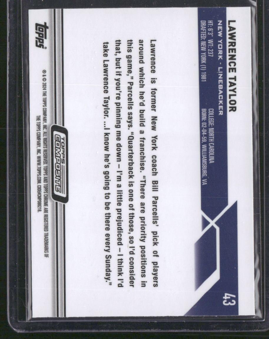 2023 Topps Composite #43 Lawrence Taylor