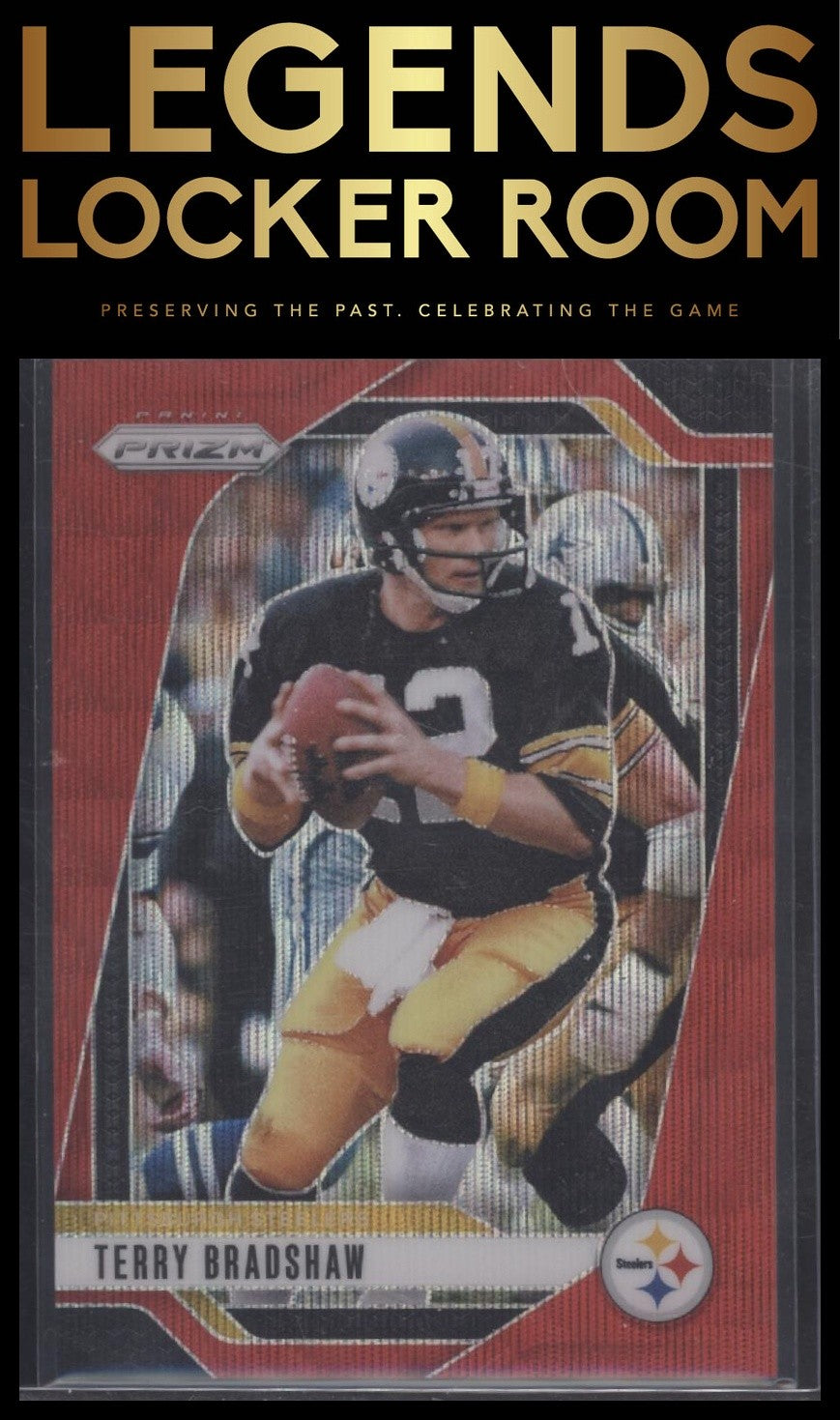 2024 Panini Prizm #246 Terry Bradshaw Red Wave #/149