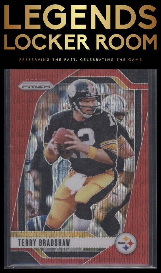 2024 Panini Prizm #246 Terry Bradshaw Red Wave #/149