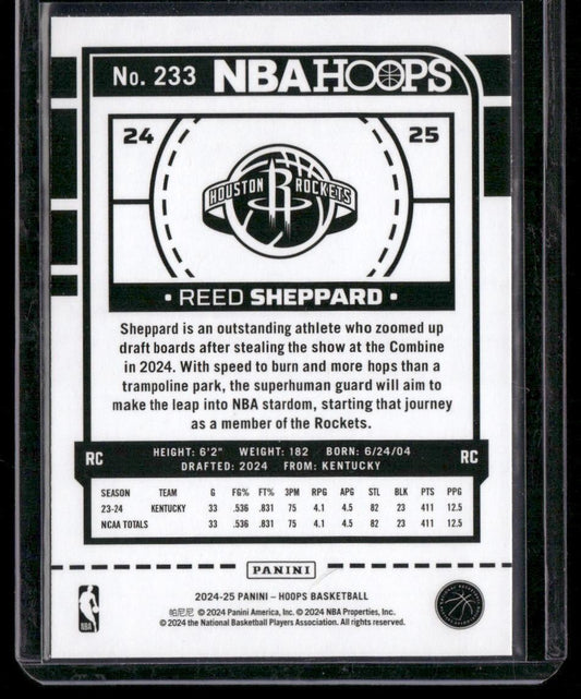2024-25 Hoops #233 Reed Sheppard