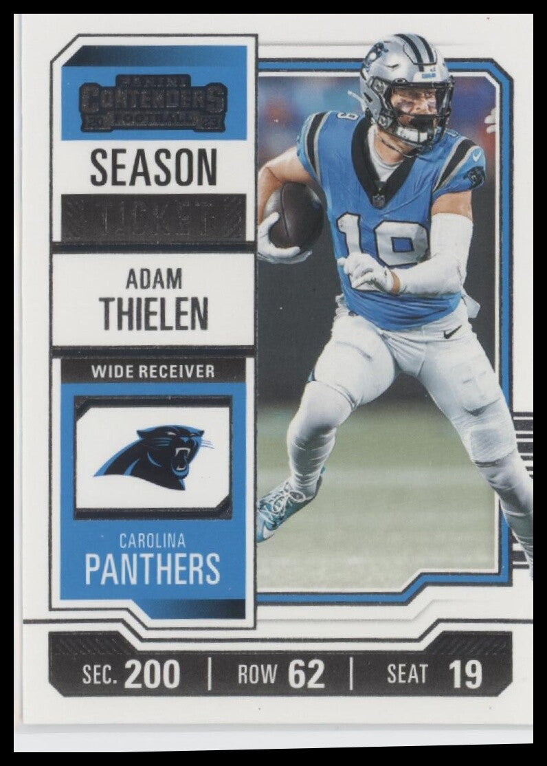 2023 Panini Contenders #14 Adam Thielen Season Ticket Retail