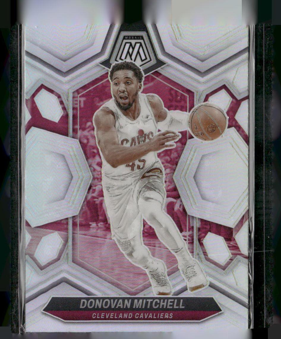 2023-24 Panini Mosaic #143 Donovan Mitchell Silver