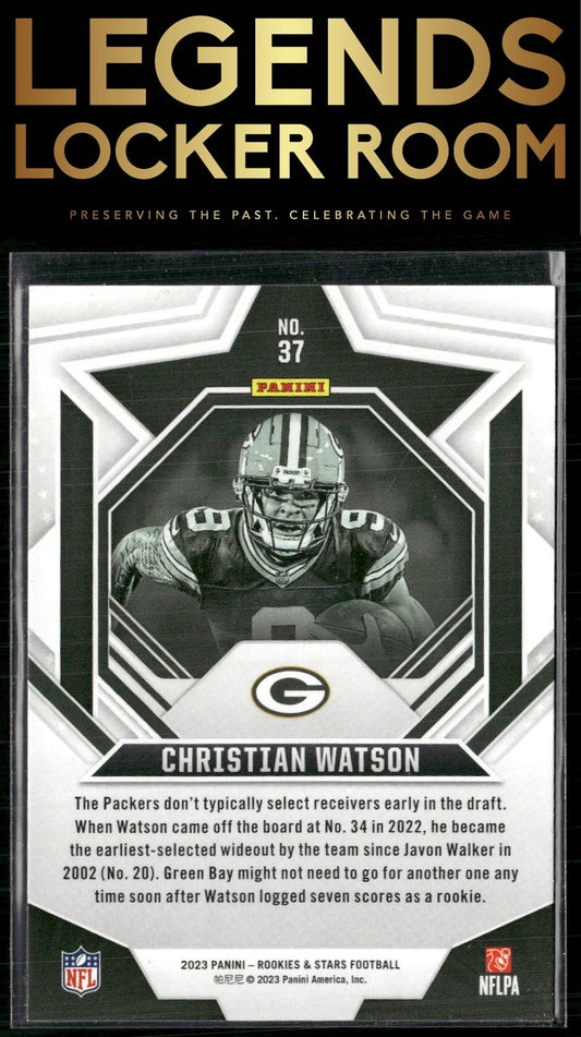 2023 Panini Rookies & Stars #37 Christian Watson Red