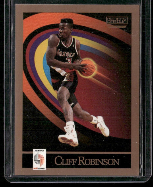 1990-91 SkyBox #239 Cliff Robinson