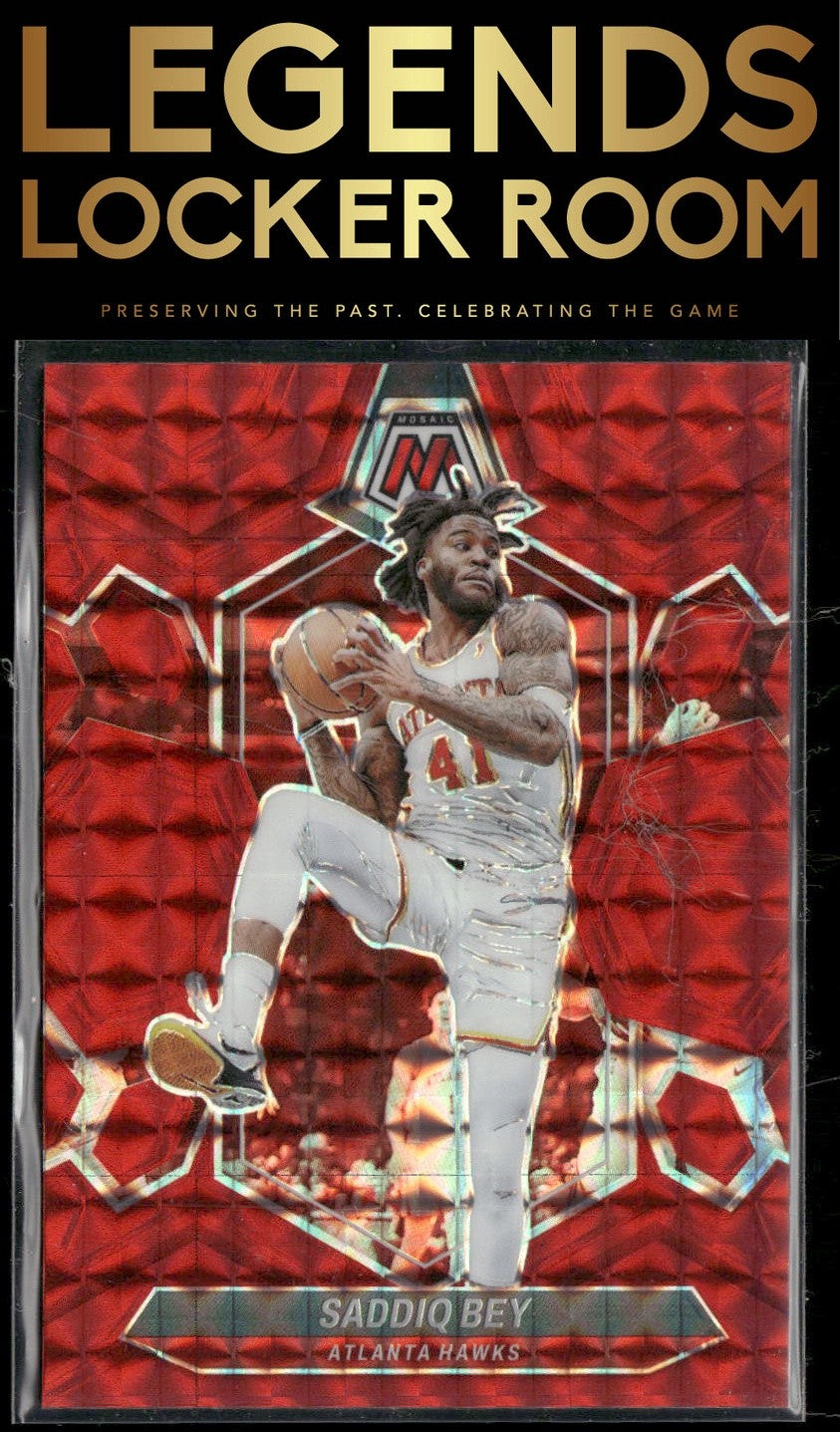 2023-24 Panini Mosaic #70 Saddiq Bey Red