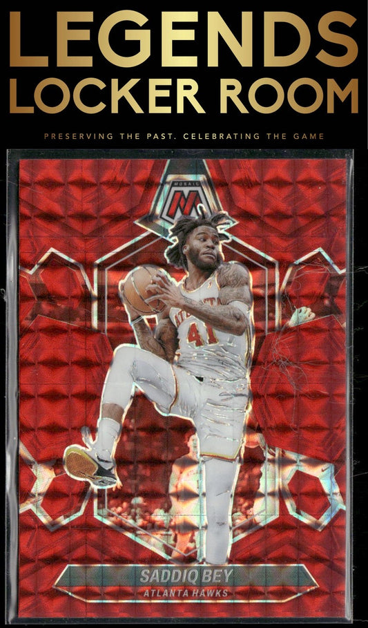 2023-24 Panini Mosaic #70 Saddiq Bey Red