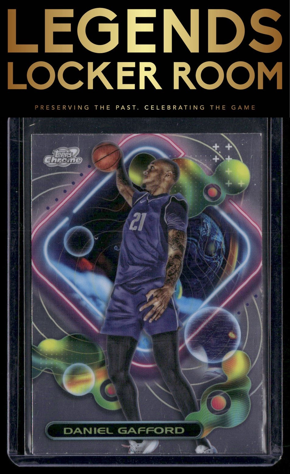 2023-24 Topps Chrome Cosmic #136 Daniel Gafford