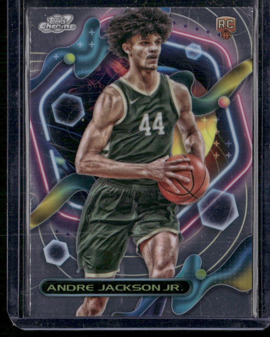 2023-24 Topps Chrome Cosmic #183 Andre Jackson Jr.