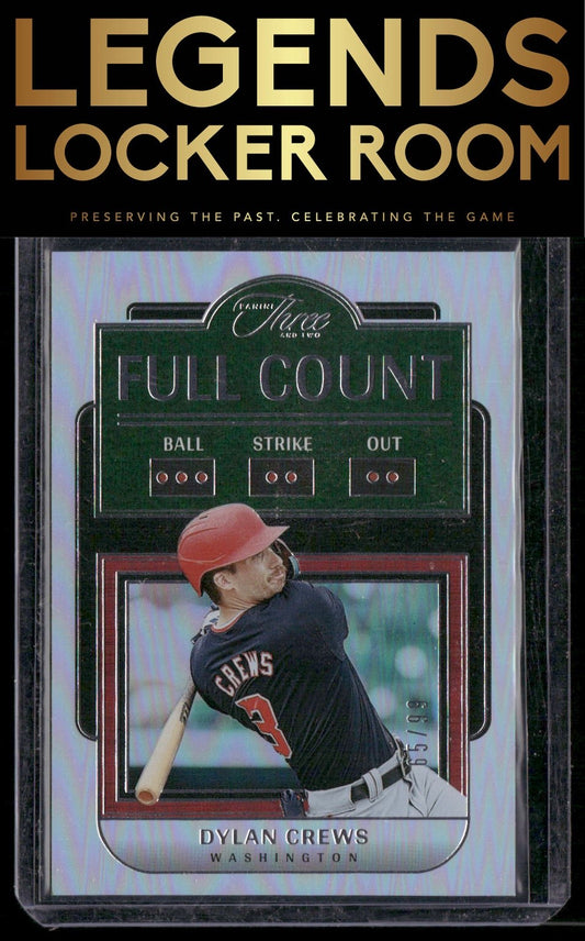 2024 Panini Three and Two #7 Dylan Crews Full Count (Insert) #/99