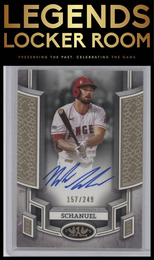 2024 Topps Tier One #BOA-NS Nolan Schanuel Break Out Autographs /249