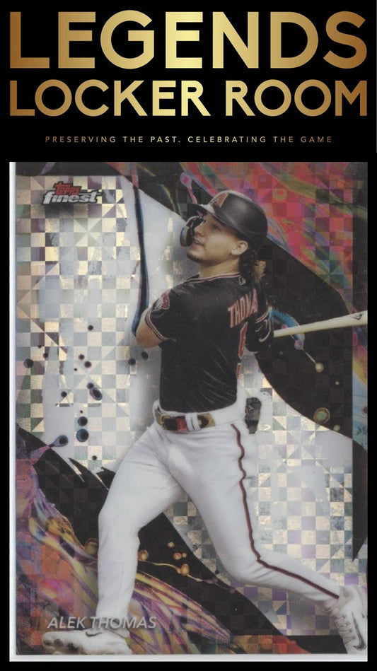 2024 Finest #148 Alek Thomas Checkerboard Refractor