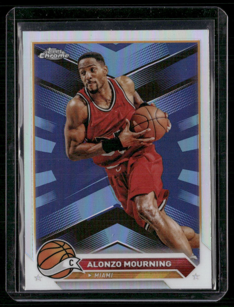 2023-24 Topps Chrome #43 Alonzo Mourning Refractors
