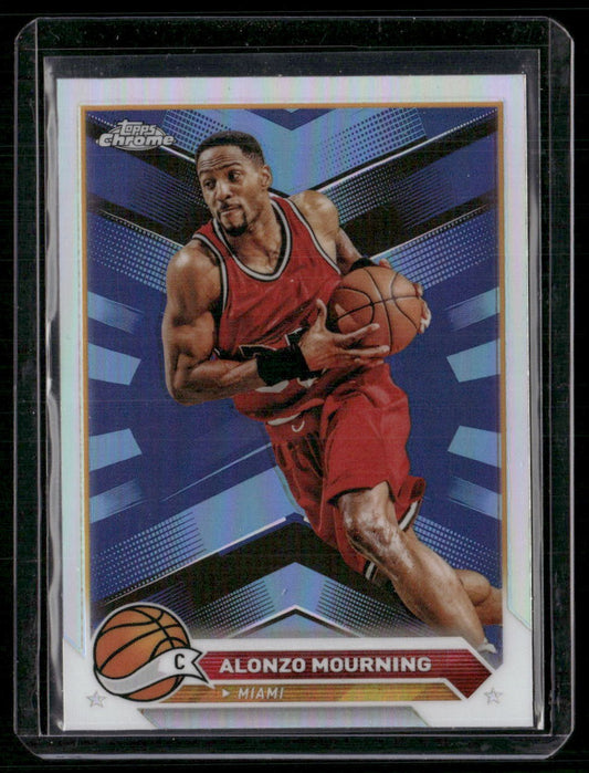 2023-24 Topps Chrome #43 Alonzo Mourning Refractors