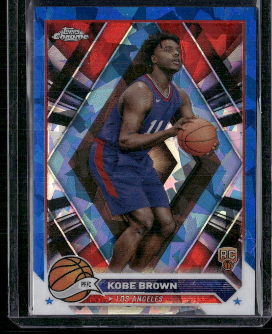 2023-24 Topps Chrome Sapphire #18 Kobe Brown