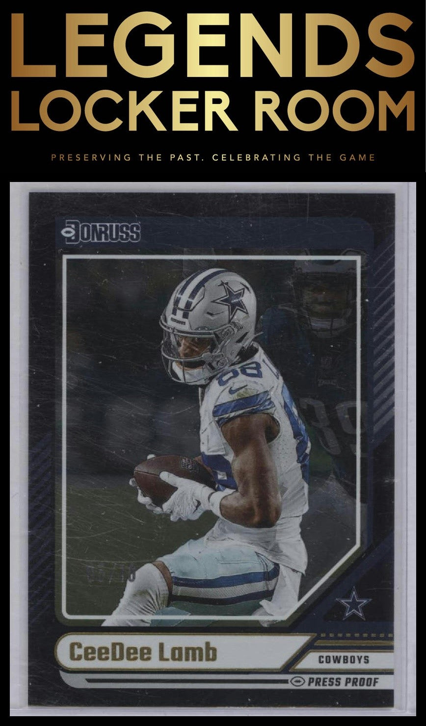 2024 Donruss #45 CeeDee Lamb Press Proof Black
