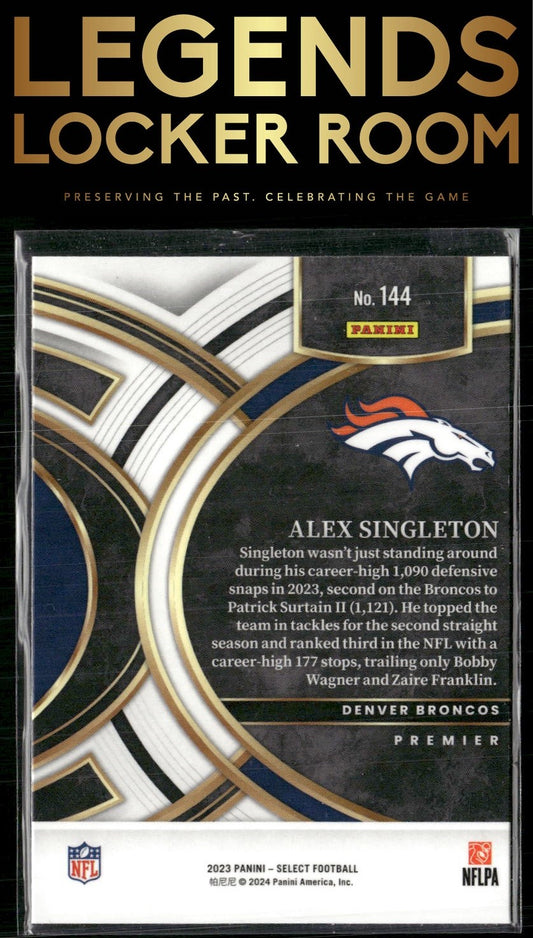 2023 Panini Select #144 Alex Singleton