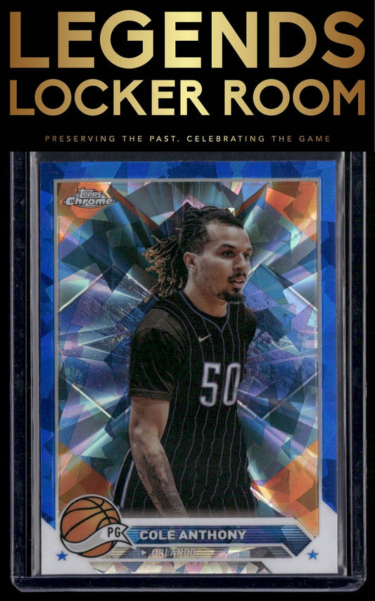 2023-24 Topps Chrome Sapphire Edition #62 Cole Anthony