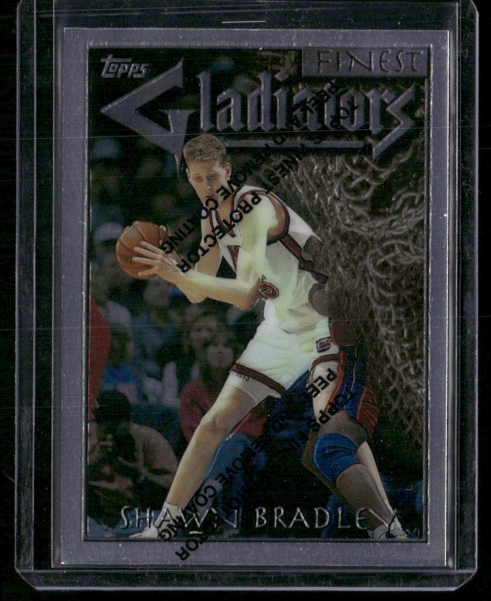 1996 topps finest gladiators 126 shawn bradley
