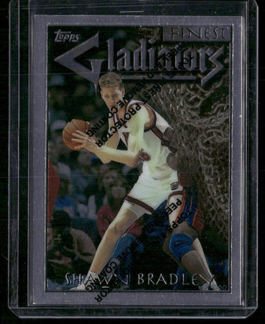 1996 topps finest gladiators 126 shawn bradley