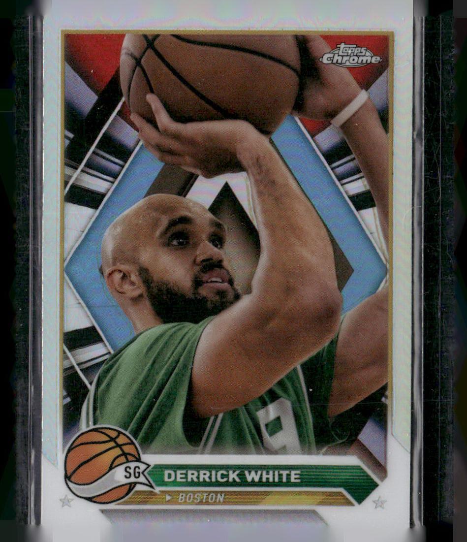 2023-24 Topps Chrome #141 Derrick White Refractors