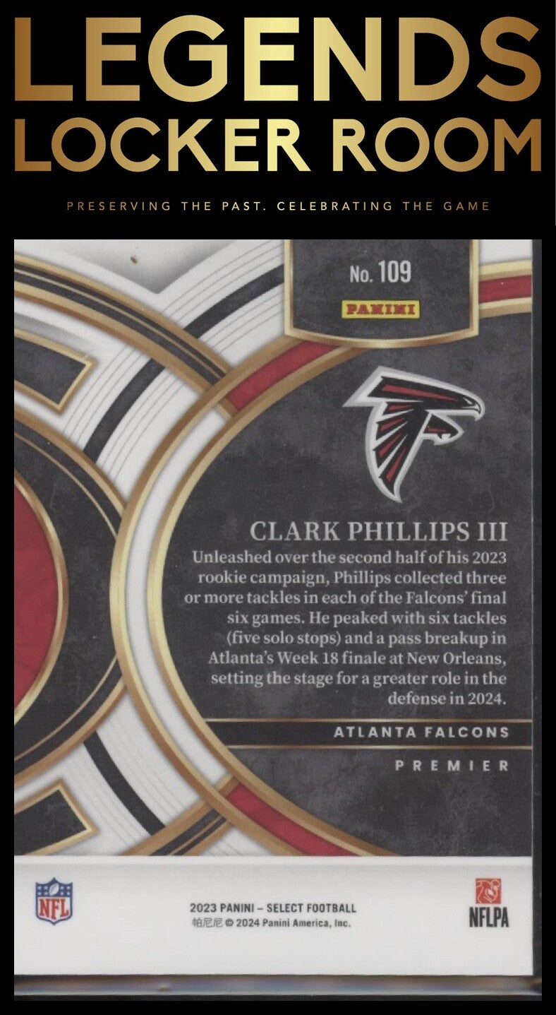 2023 Panini Select #109 Clark Phillips III