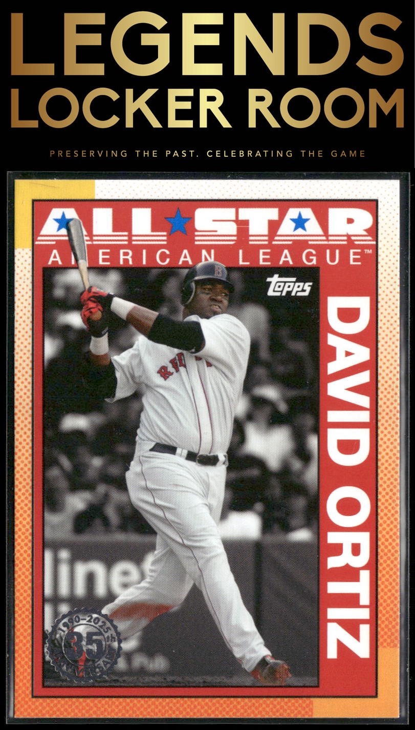 2025 Topps #90AS-7a David Ortiz 1990 Topps Baseball 35th Anniversary All-Stars