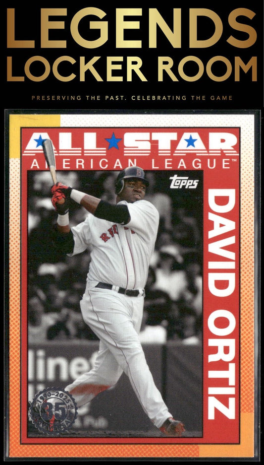 2025 Topps #90AS-7a David Ortiz 1990 Topps Baseball 35th Anniversary All-Stars