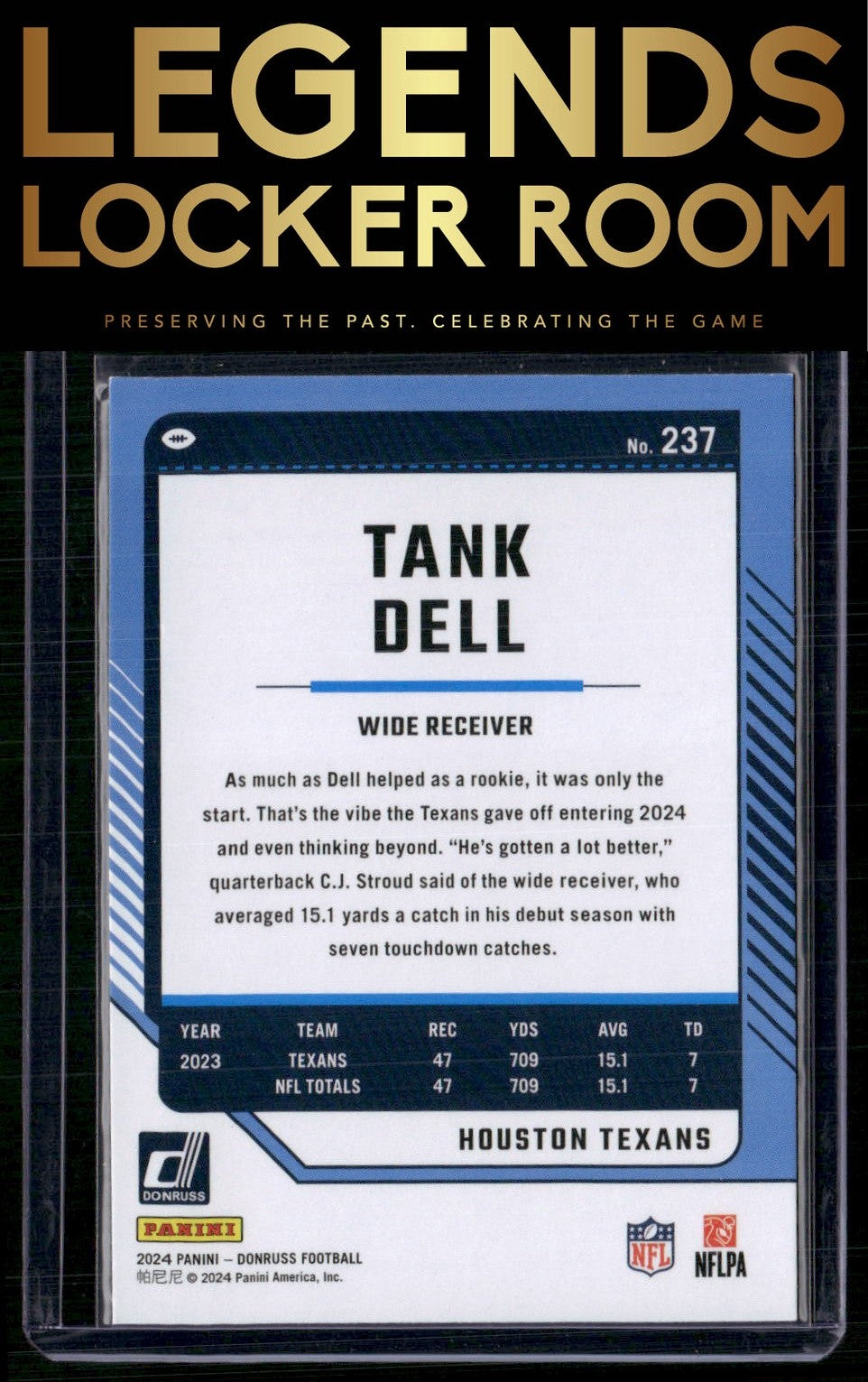2024 Donruss #237 Tank Dell