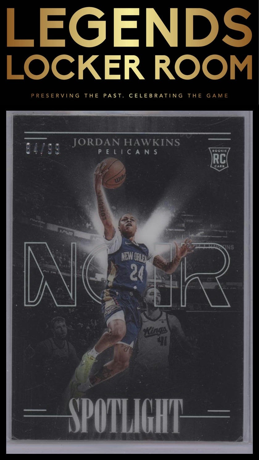 2023-24 Panini Noir #15 Jordan Hawkins Spotlight #/99