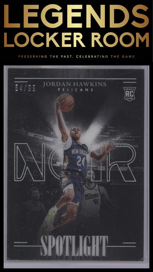 2023-24 Panini Noir #15 Jordan Hawkins Spotlight #/99