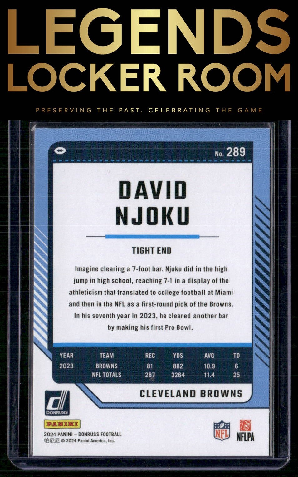 2024 Donruss #289 David Njoku