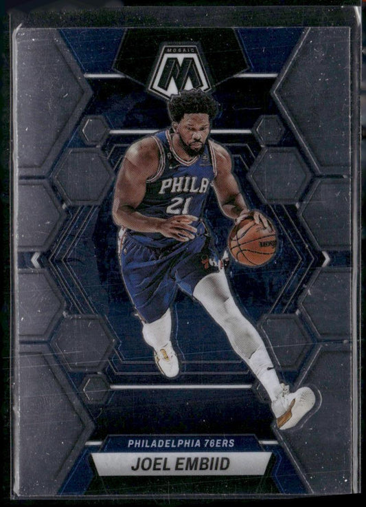 2022-23 Panini Mosaic #141 Joel Embiid