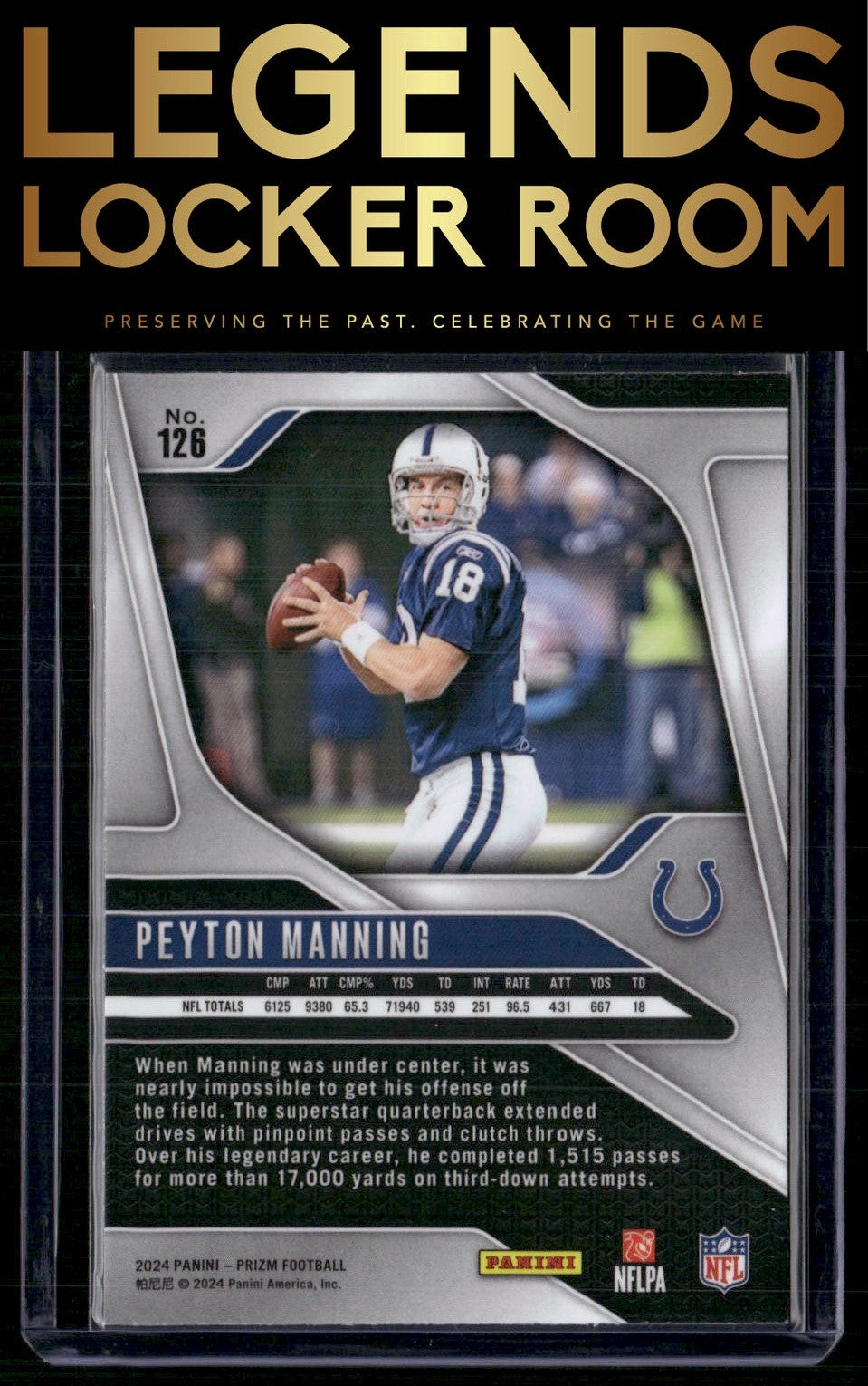 2024 Panini Prizm #126 Peyton Manning