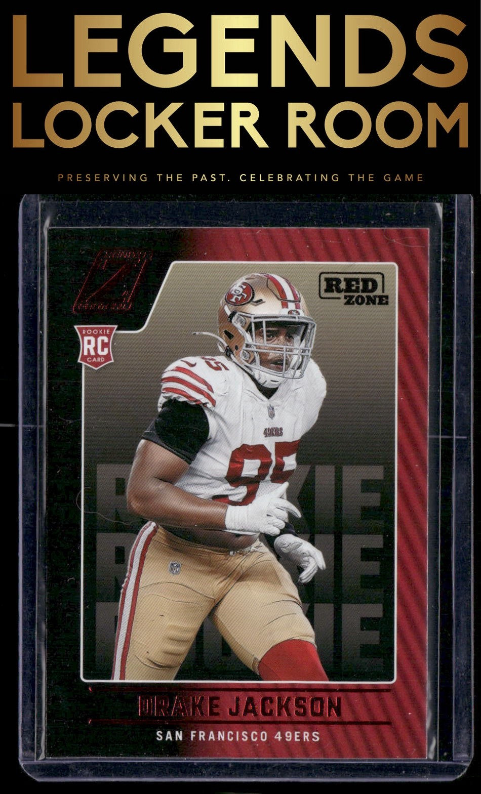 2022 Zenith #154 Drake Jackson Red Zone