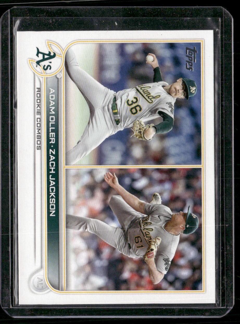 2022 Topps Update #US254 Adam Oller / Zach Jackson RCOM