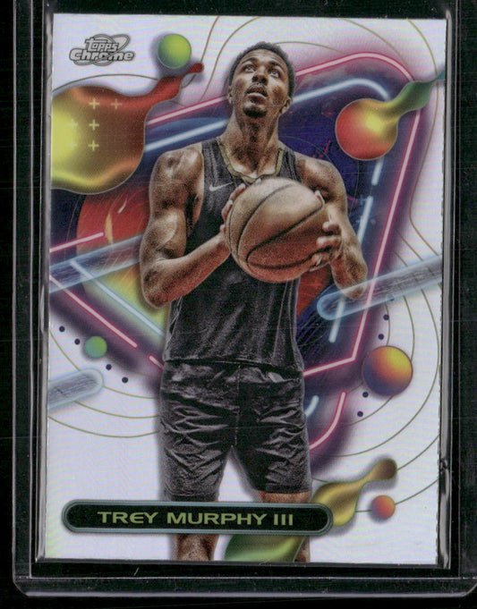 2023-24 Topps Chrome Cosmic #80 Trey Murphy III Refractors