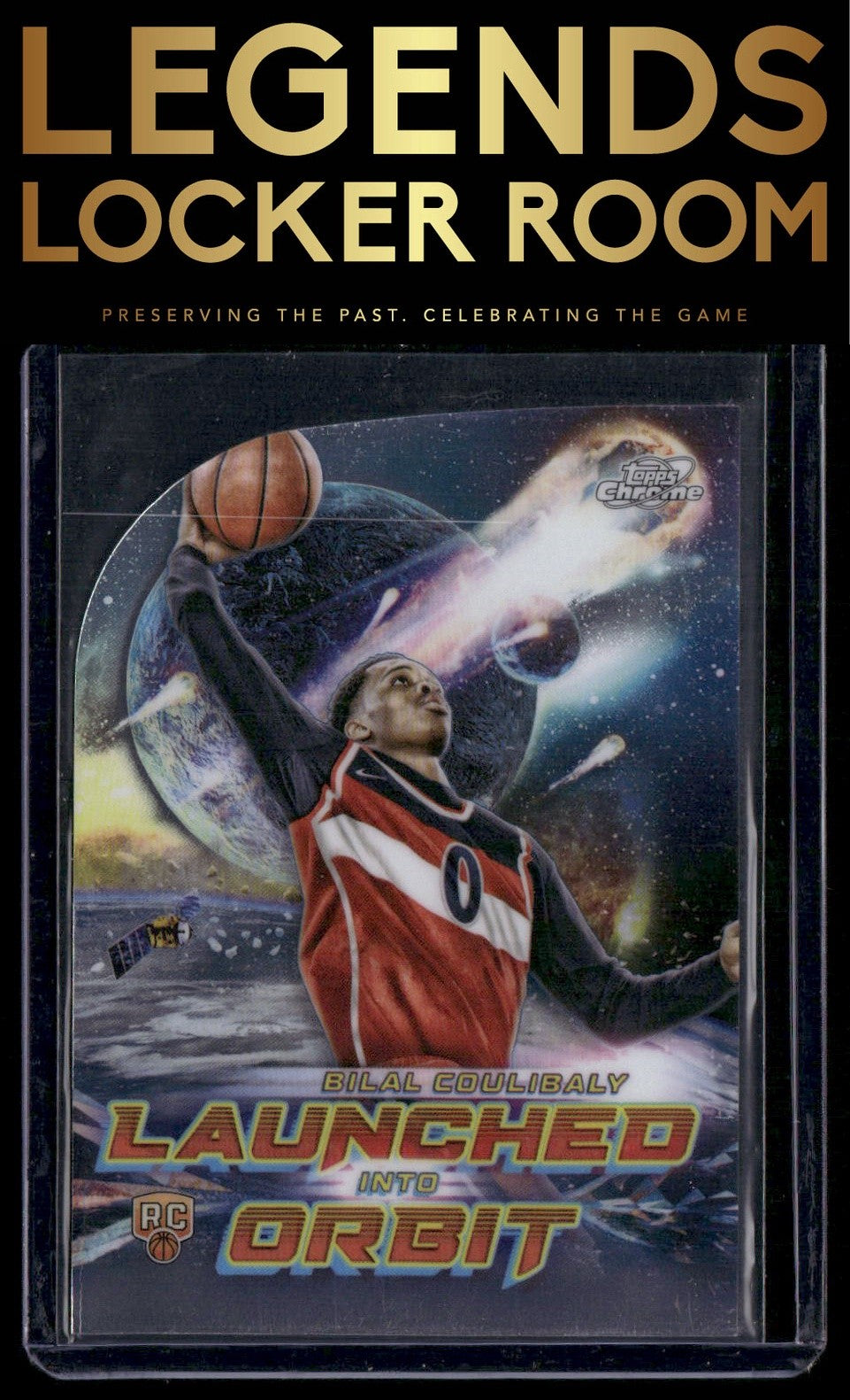 2023-24 Topps Chrome Cosmic #LIO-7 Bilal Coulibaly Launched Into Orbit