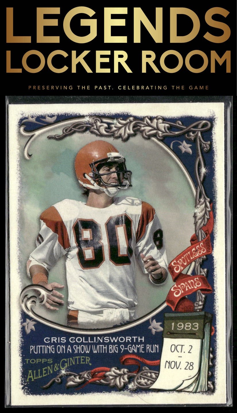 2023 Topps Composite #SS-12 Cris Collinsworth Spotless Spans